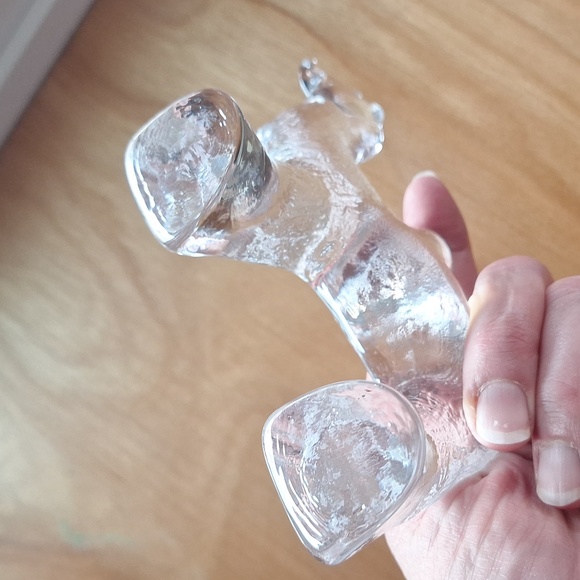 Vintage MCM Kosta Boda Sweden zoo series Camel glass figurine with sticker - Picture 4 of 7